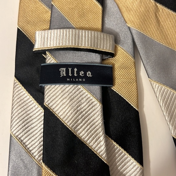 Men's Allea All Silk Tie - Picture 3 of 3